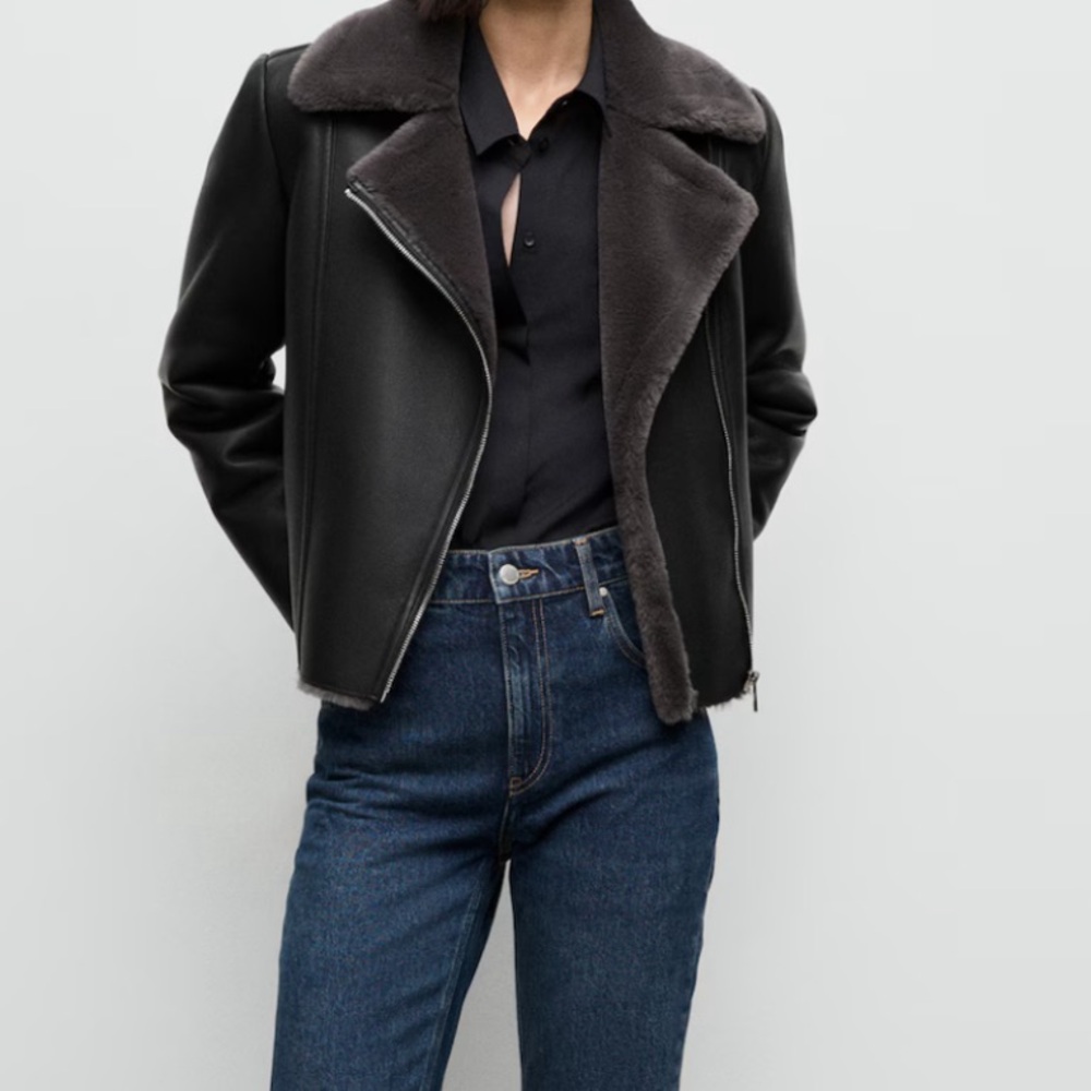 Mango biker jacket size S